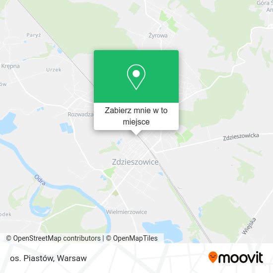 Mapa os. Piastów