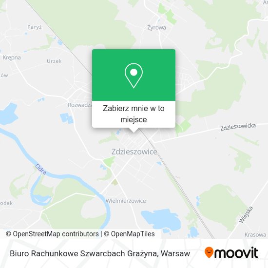 Mapa Biuro Rachunkowe Szwarcbach Grażyna