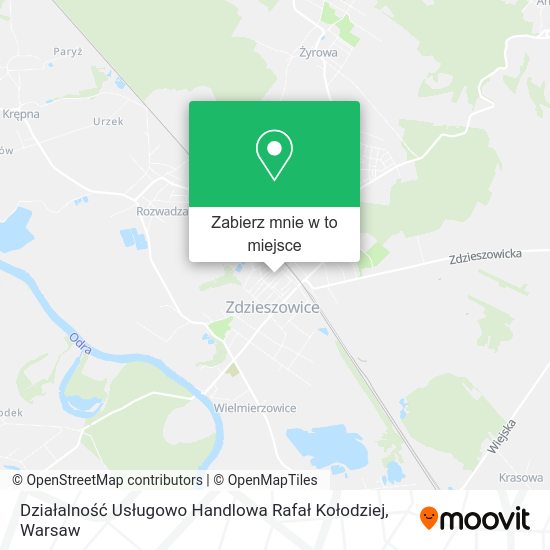 Mapa Działalność Usługowo Handlowa Rafał Kołodziej