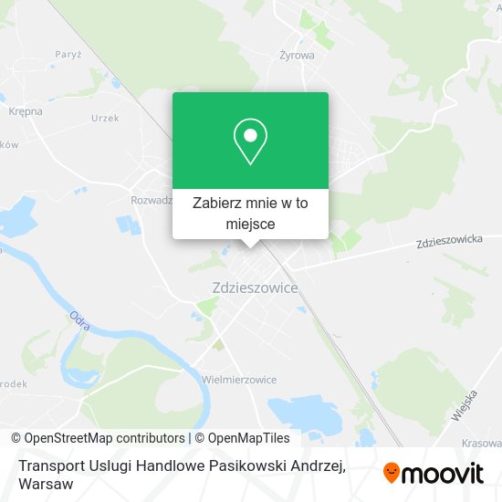 Mapa Transport Uslugi Handlowe Pasikowski Andrzej