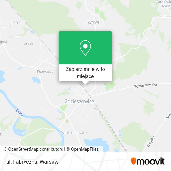 Mapa ul. Fabryczna