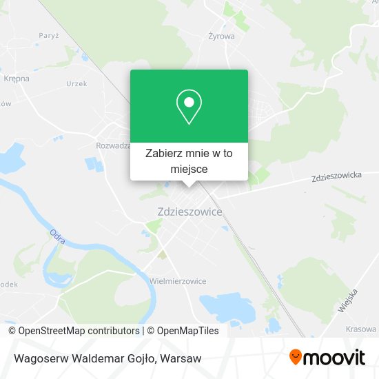 Mapa Wagoserw Waldemar Gojło