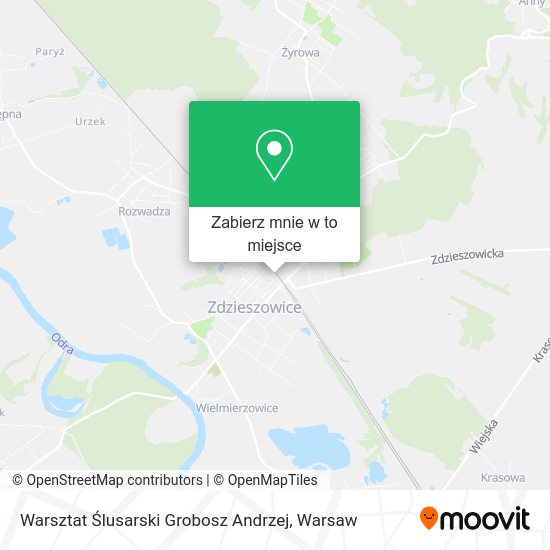 Mapa Warsztat Ślusarski Grobosz Andrzej