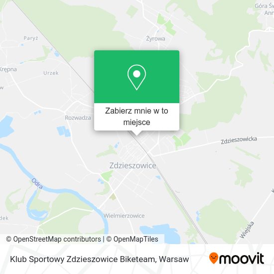 Mapa Klub Sportowy Zdzieszowice Biketeam