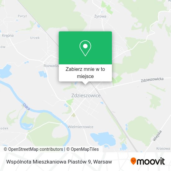 Mapa Wspólnota Mieszkaniowa Piastów 9