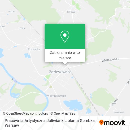 Mapa Pracownia Artystyczna Joliwianki Jolanta Gembka