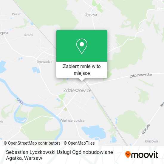 Mapa Sebastian Łyczkowski Usługi Ogólnobudowlane Agatka