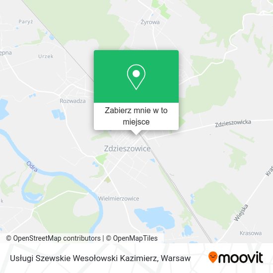 Mapa Usługi Szewskie Wesołowski Kazimierz