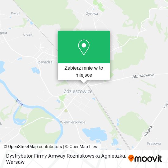 Mapa Dystrybutor Firmy Amway Rożniakowska Agnieszka