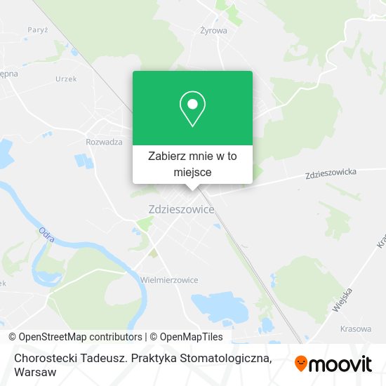 Mapa Chorostecki Tadeusz. Praktyka Stomatologiczna