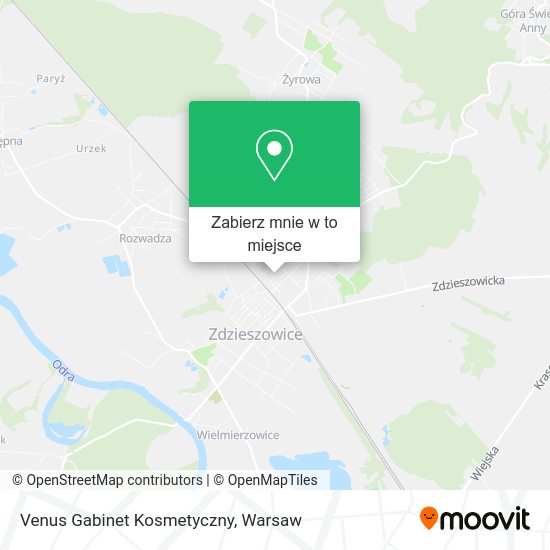 Mapa Venus Gabinet Kosmetyczny