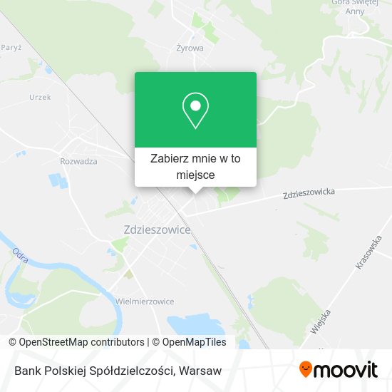 Mapa Bank Polskiej Spółdzielczości