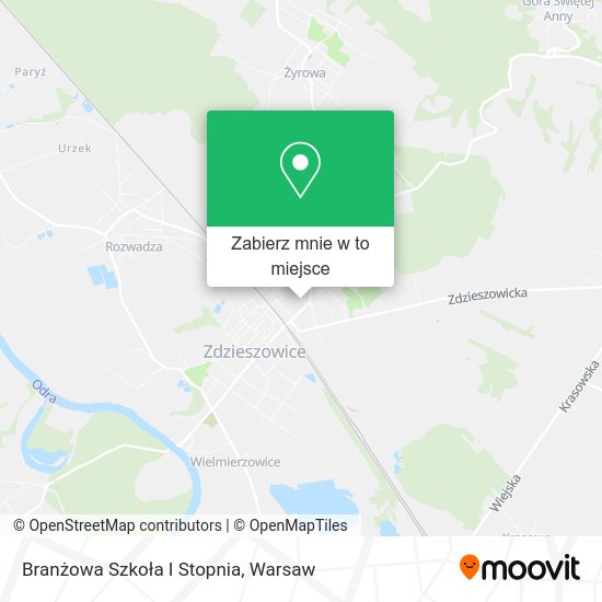 Mapa Branżowa Szkoła I Stopnia