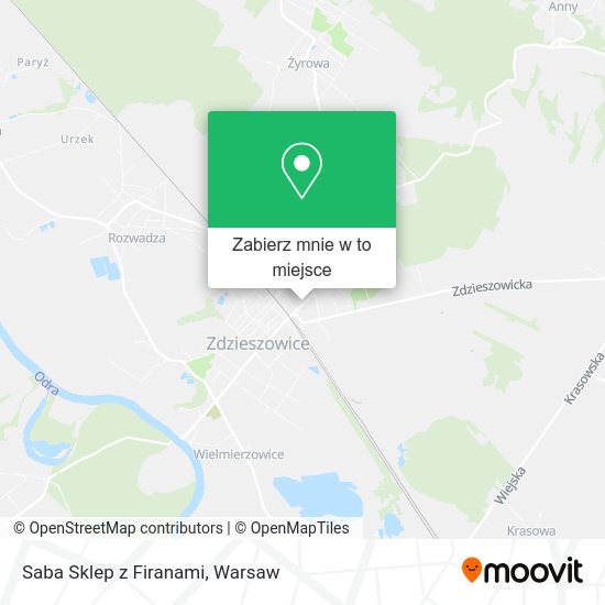 Mapa Saba Sklep z Firanami