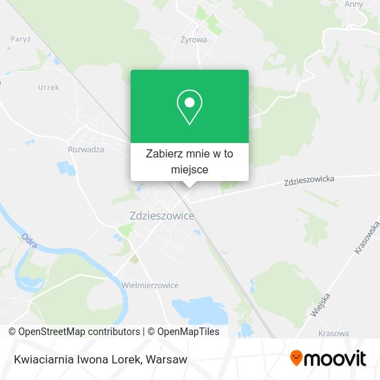 Mapa Kwiaciarnia Iwona Lorek