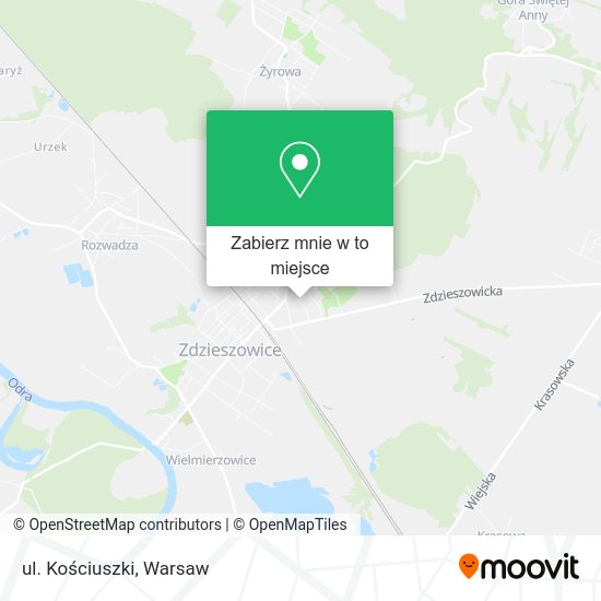 Mapa ul. Kościuszki