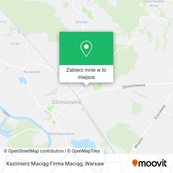 Mapa Kazimierz Maciąg Firma Maciąg