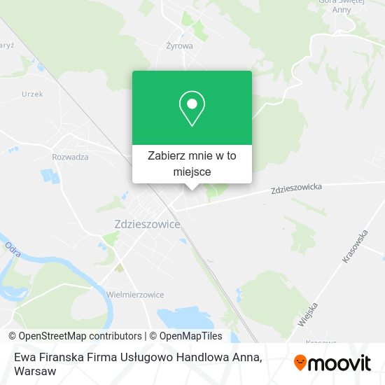 Mapa Ewa Firanska Firma Usługowo Handlowa Anna