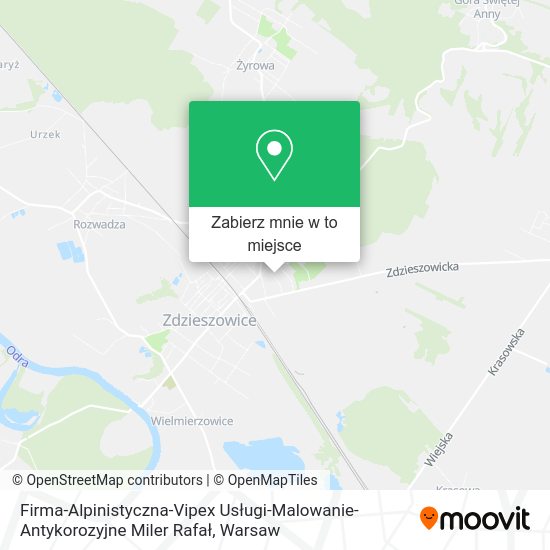 Mapa Firma-Alpinistyczna-Vipex Usługi-Malowanie-Antykorozyjne Miler Rafał