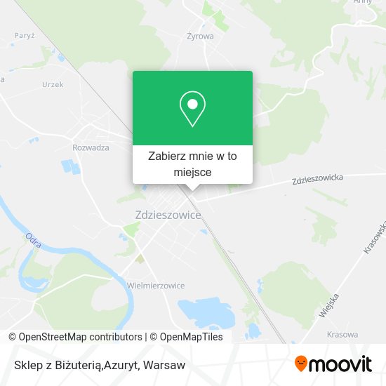 Mapa Sklep z Biżuterią,Azuryt