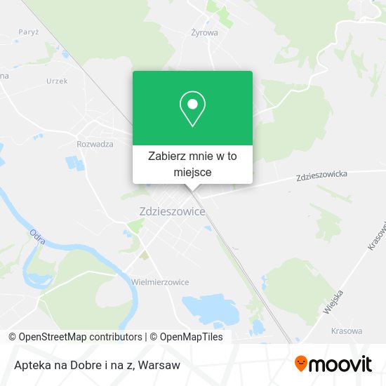 Mapa Apteka na Dobre i na z