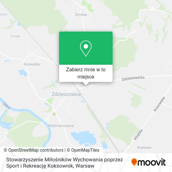 Mapa Stowarzyszenie Miłośników Wychowania poprzez Sport i Rekreację Koksownik