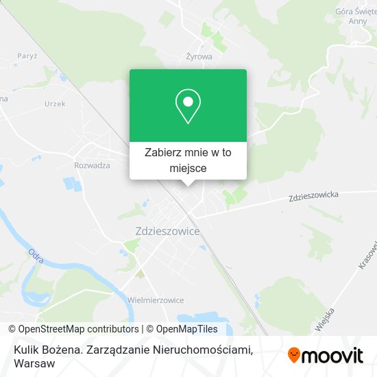 Mapa Kulik Bożena. Zarządzanie Nieruchomościami