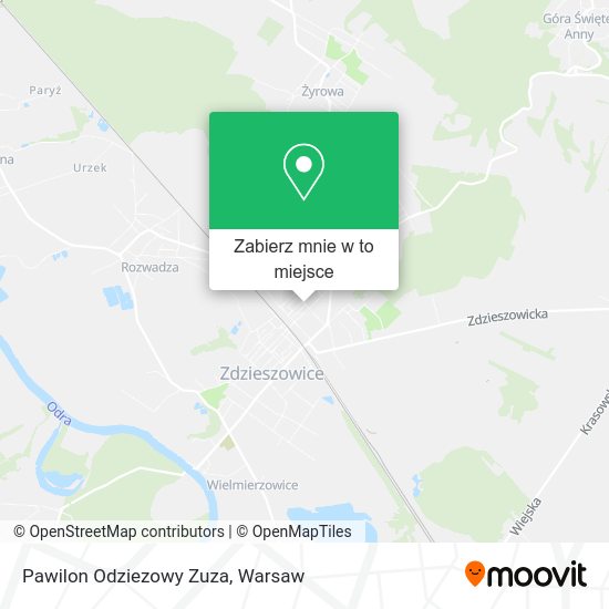 Mapa Pawilon Odziezowy Zuza