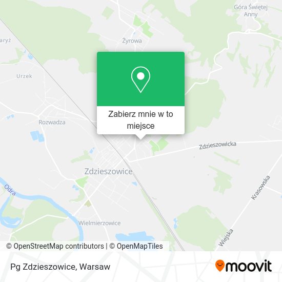 Mapa Pg Zdzieszowice