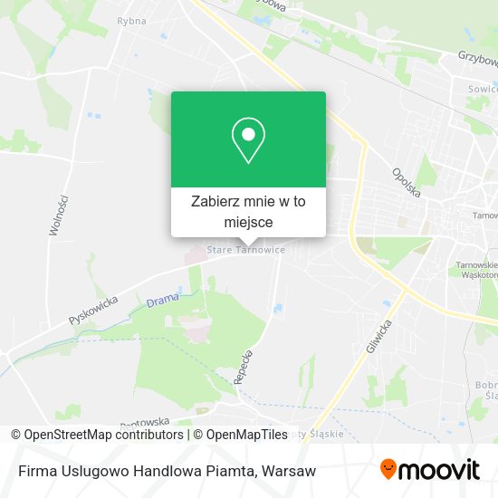 Mapa Firma Uslugowo Handlowa Piamta