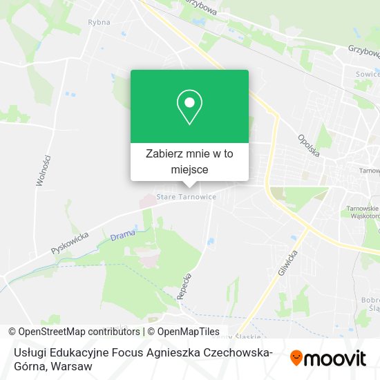 Mapa Usługi Edukacyjne Focus Agnieszka Czechowska-Górna