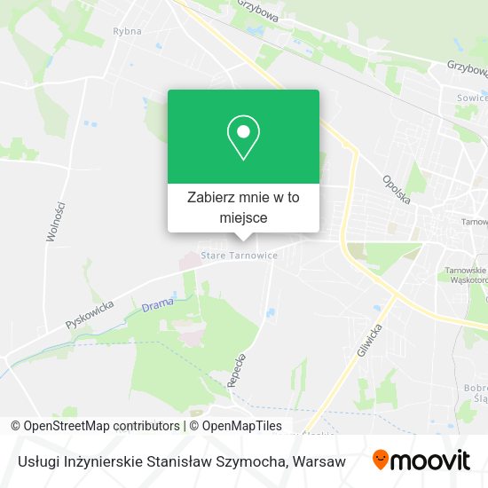 Mapa Usługi Inżynierskie Stanisław Szymocha