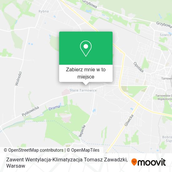 Mapa Zawent Wentylacja-Klimatyzacja Tomasz Zawadzki