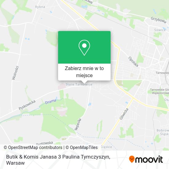 Mapa Butik & Komis Janasa 3 Paulina Tymczyszyn