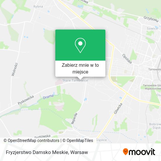 Mapa Fryzjerstwo Damsko Meskie