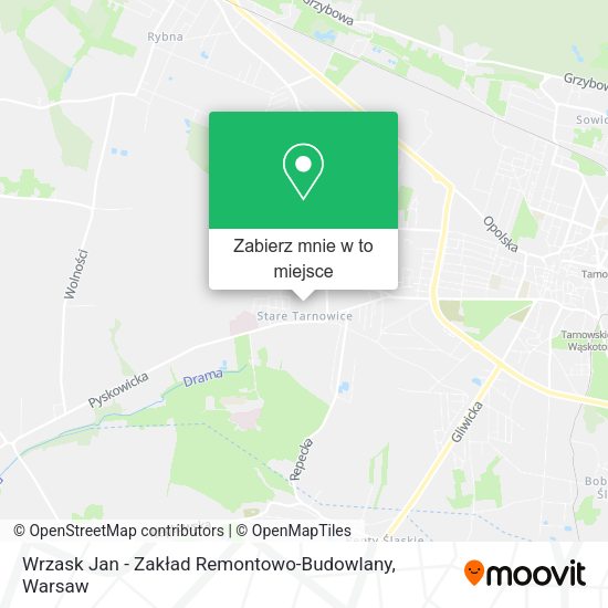 Mapa Wrzask Jan - Zakład Remontowo-Budowlany