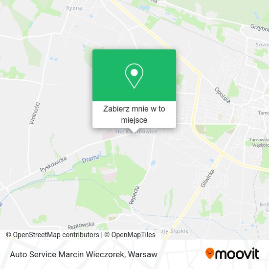 Mapa Auto Service Marcin Wieczorek