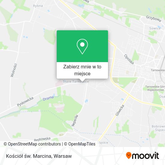 Mapa Kościół św. Marcina