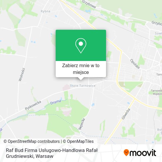 Mapa Raf Bud Firma Usługowo-Handlowa Rafał Grudniewski