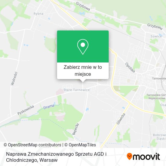 Mapa Naprawa Zmechanizowanego Sprzetu AGD i Chlodniczego