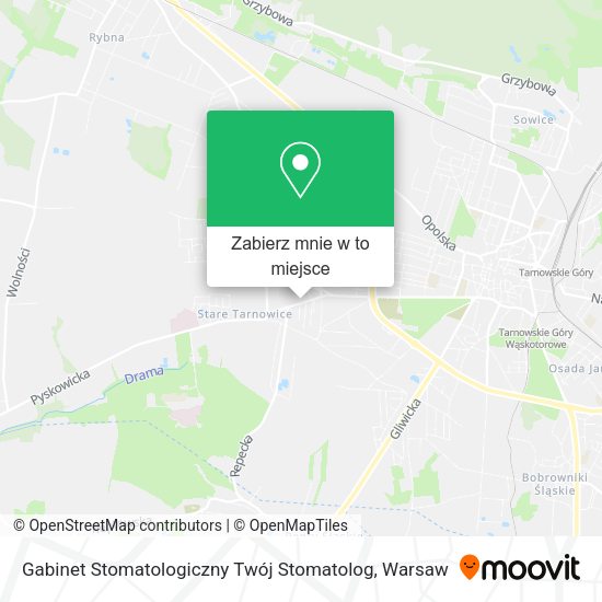 Mapa Gabinet Stomatologiczny Twój Stomatolog