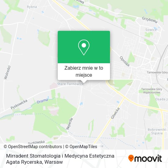 Mapa Mirradent Stomatologia i Medycyna Estetyczna Agata Rycerska