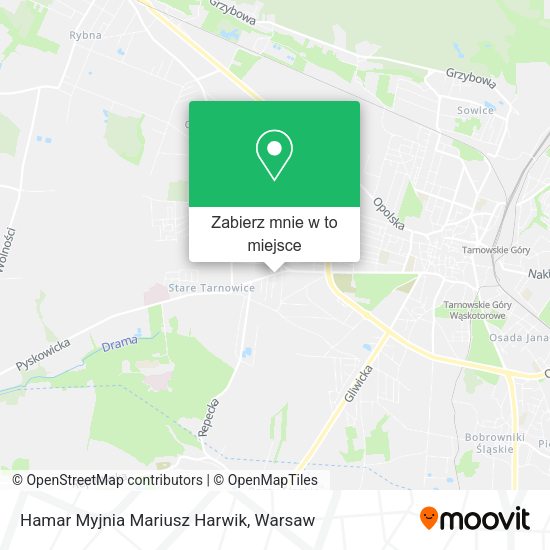 Mapa Hamar Myjnia Mariusz Harwik