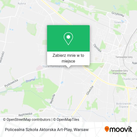 Mapa Policealna Szkoła Aktorska Art-Play