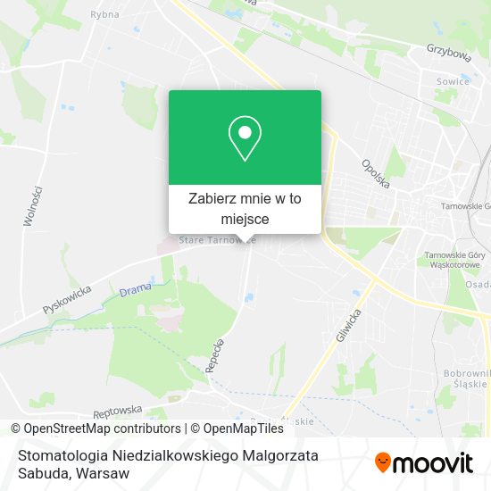 Mapa Stomatologia Niedzialkowskiego Malgorzata Sabuda