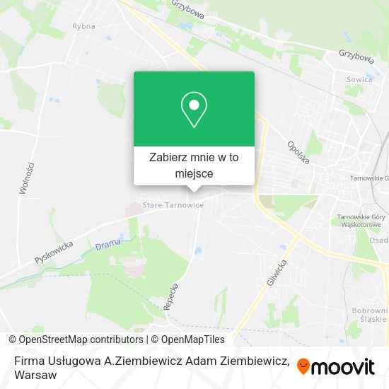 Mapa Firma Usługowa A.Ziembiewicz Adam Ziembiewicz