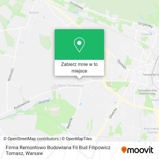 Mapa Firma Remontowo Budowlana Fil Bud Filipowicz Tomasz