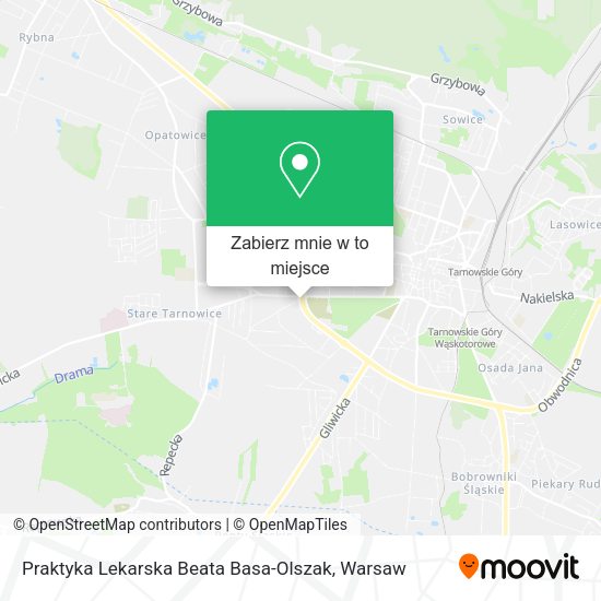 Mapa Praktyka Lekarska Beata Basa-Olszak