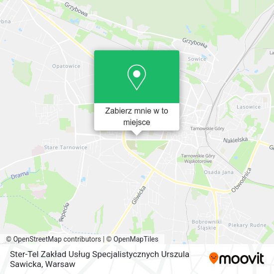 Mapa Ster-Tel Zakład Usług Specjalistycznych Urszula Sawicka