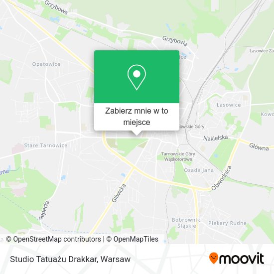 Mapa Studio Tatuażu Drakkar